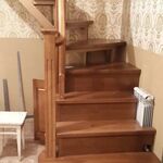 фото Отделка деревяных лестниц