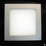фото Светильник 3Вт встраиваемый квадратный белый, 4000-4500К, металл, 85 (70)мм
