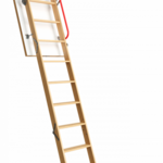 фото Лестница на чердак раскладная Дёке 70х120х300 см, PREMIUM